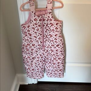 Pink Leopard Print Snowsuit